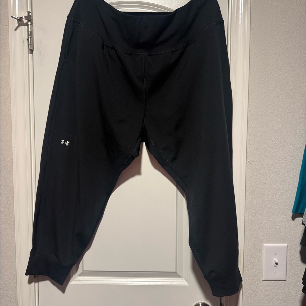 Under Armour Black Performance Joggers with Logo